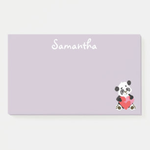 Bloco De Notas Bonito Panda