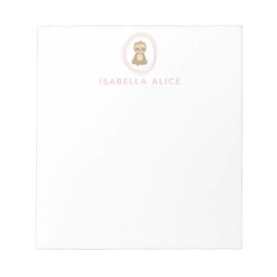 Bloco De Notas Bonito Rosa Zen Yoga Lotus Art Personalizado