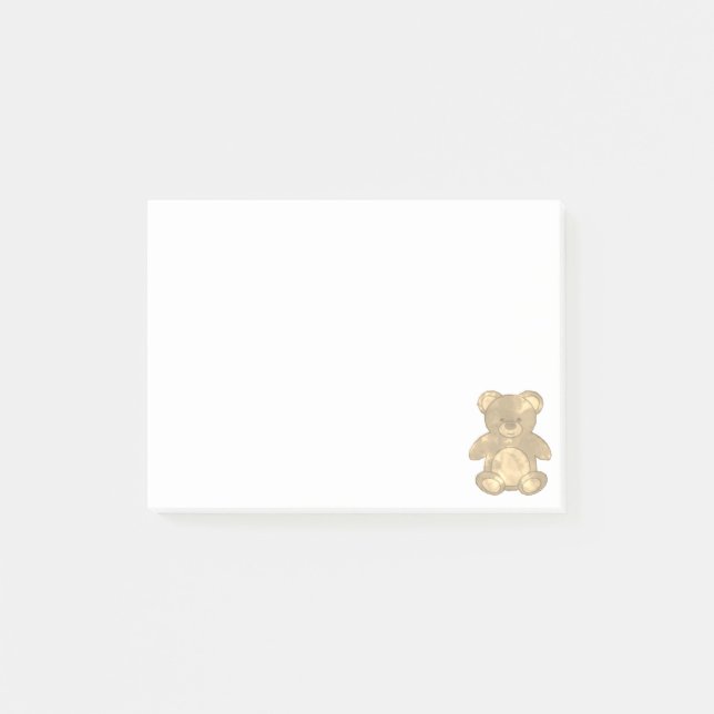 Bloco De Notas Bonito Urso Bebê Personalizado (Frente)