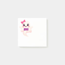 Bloco De Notas Boo! Fantasminha fofa!
