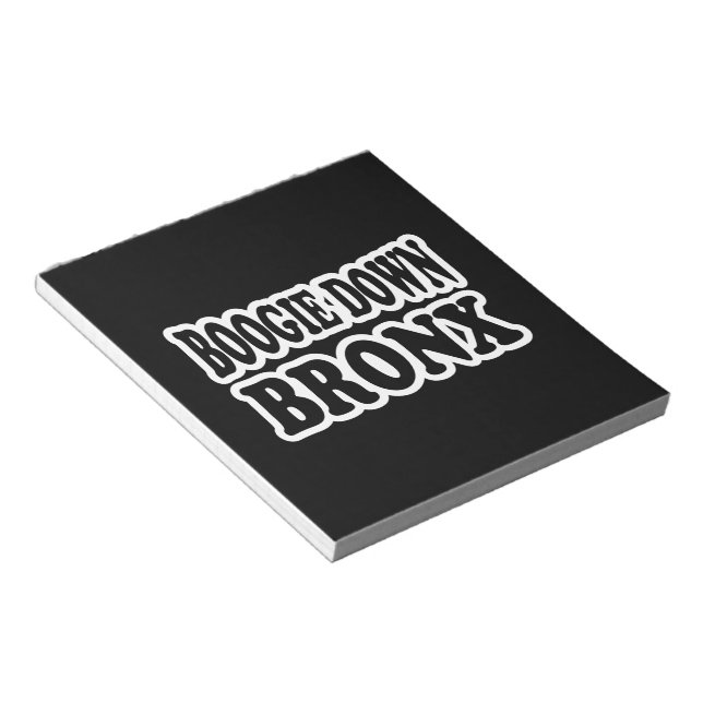 Bloco De Notas Boogie Down Bronx, Nova Iorque (Inclinado)