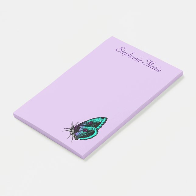 Bloco De Notas Borboleta (Inclinado)