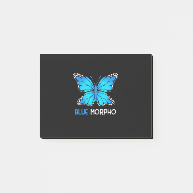 Bloco De Notas Borboleta Azul Morpho (Frente)