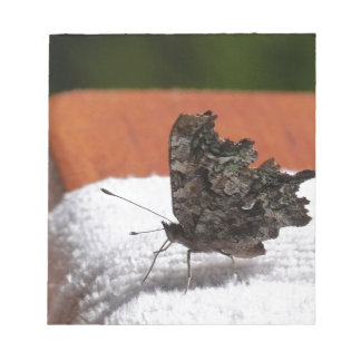 Bloco De Notas Borboleta de Camuflagem Escura