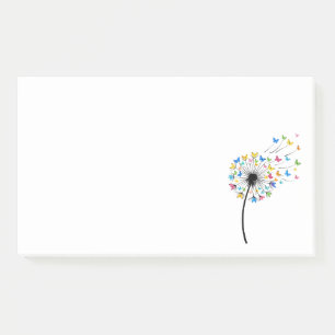 Bloco De Notas Borboleta de dandelion em voo
