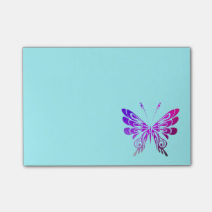 Bloco De Notas Borboleta decorativa colorido bonito