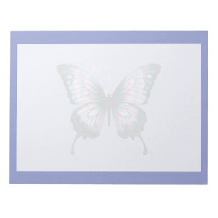 Bloco De Notas Borboleta Monarca Minimalista Elegante