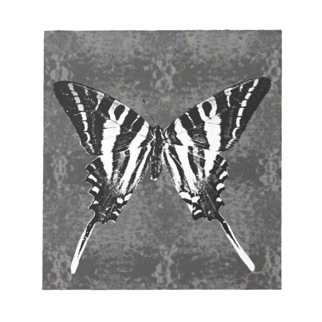 Bloco De Notas Borboleta Swallowtail do Tennessee Zebra (Frente)