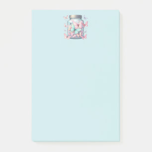Bloco De Notas Borboletas Caprichosas em uma Jarra