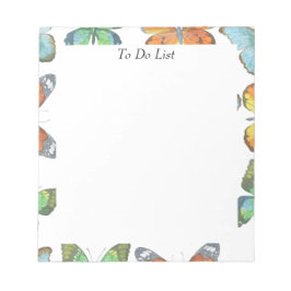 Bloco De Notas Borboletas Flutuantes