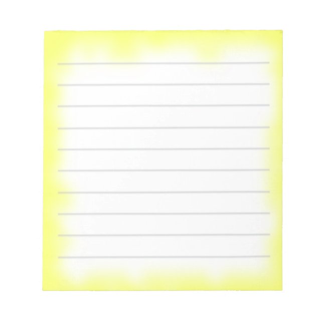 Bloco De Notas borda amarela (Frente)