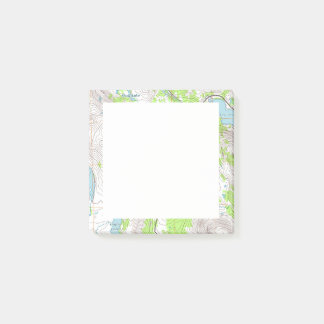 Bloco De Notas Borda do Mapa Topográfico