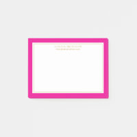 Borda Dourada Magenta Elegante Personalizada