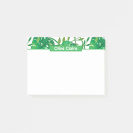 Bloco De Notas Borda Tropical Personalizada