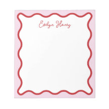 Borda Zigzag Vermelha Cor-de-Rosa Vibrante