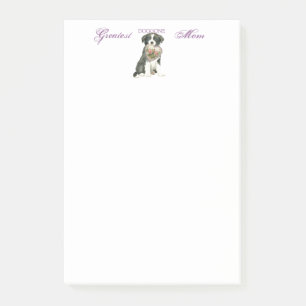 Bloco De Notas Border Collie Heart Mãe