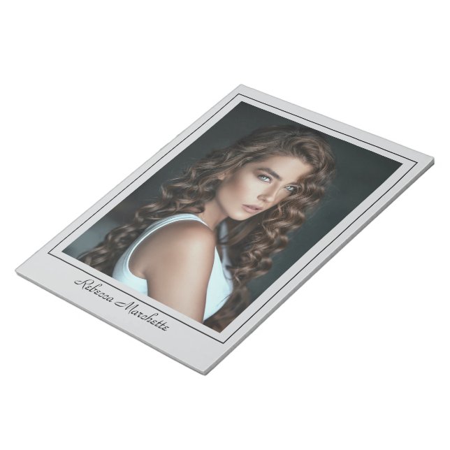 Bloco De Notas Borderline Actor Talent Photo Notepad (Inclinado)