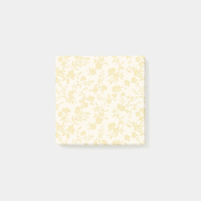 Bloco De Notas Botanical Garden Buttercream - Neutral (Frente)