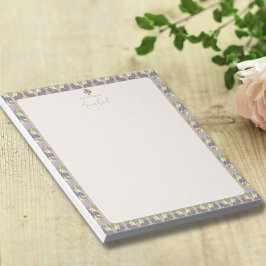 Bloco de Notas Botânico Vintage com Personalização