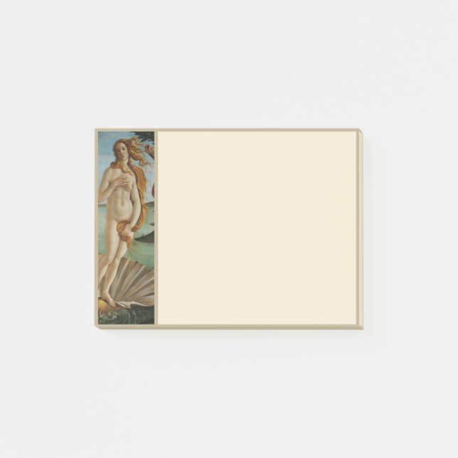 Bloco De Notas Botticelli Birds of Venus Fine Art (Frente)