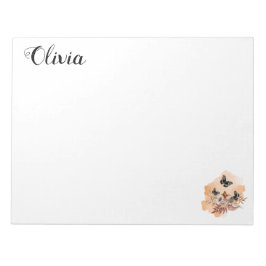 Bloco De Notas Bouquet floral blooming garden