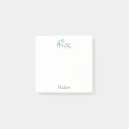 Bloco De Notas Branch de Oliveiras de Aquarela