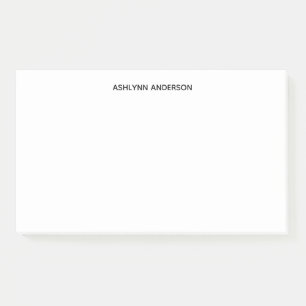 Bloco De Notas Branco personalizado
