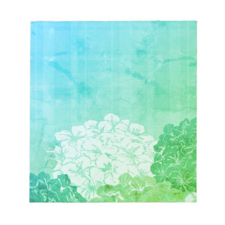 Bloco De Notas Bright Hydrangea Blooms