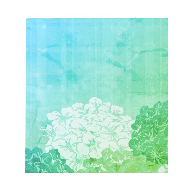 Bloco De Notas Bright Hydrangea Blooms (Frente)