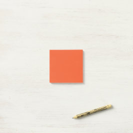 Bloco De Notas Bright Orange Minimalist Solid Background