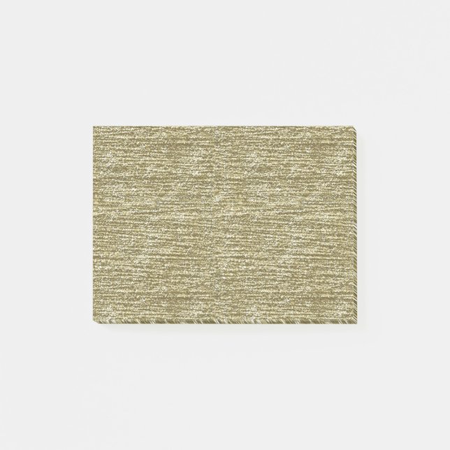 Bloco De Notas Brilho Dourado (Frente)