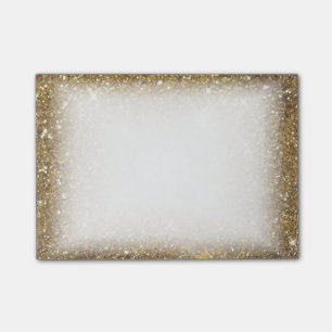 Bloco De Notas Brilho Dourado luxuoso - imagem impressa