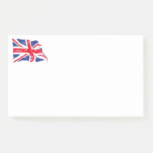 Bloco De Notas British Flag Posta as notas