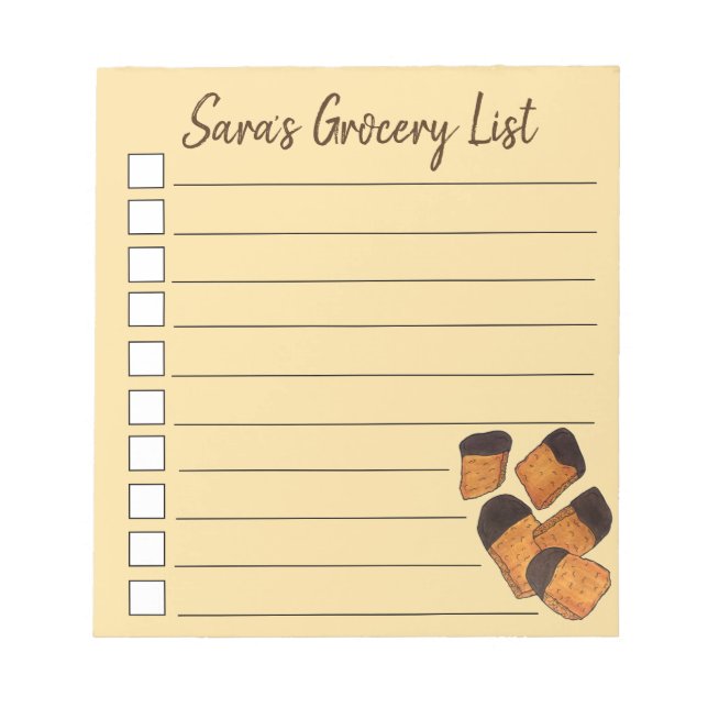 Bloco De Notas British Honeycomb Sponge Cinder Toffee Candy Sweet (Frente)