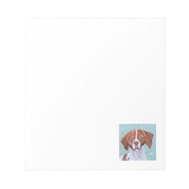 Bloco De Notas Brittany Dog (Frente)