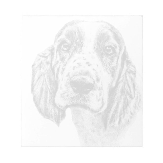 Bloco De Notas BRITTANY SPANIEL Notepad (Frente)