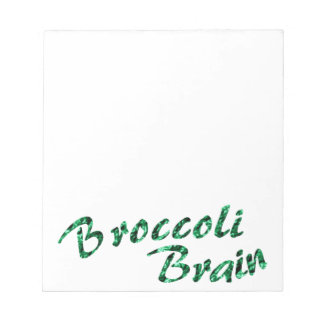 Bloco De Notas Broccoli brain