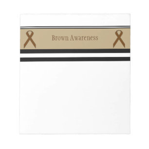 Bloco De Notas Brown Standard Ribbon por Kenneth Yoncich