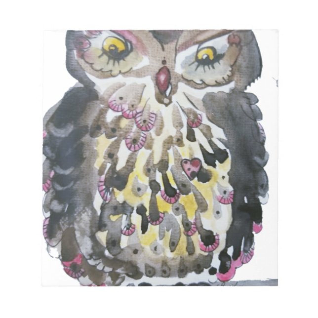Bloco De Notas Brownly Woot Owl (Frente)