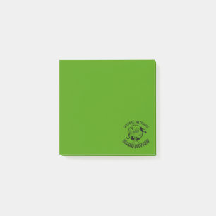 Bloco De Notas Bruxas Góticas Zombie Stitches Green