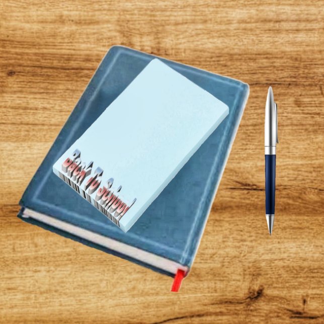 Bloco De Notas BTS de três tonalidades (BTS Three-Tone Post-It-Notes, is a fun design, to post notes throughout the school season!)