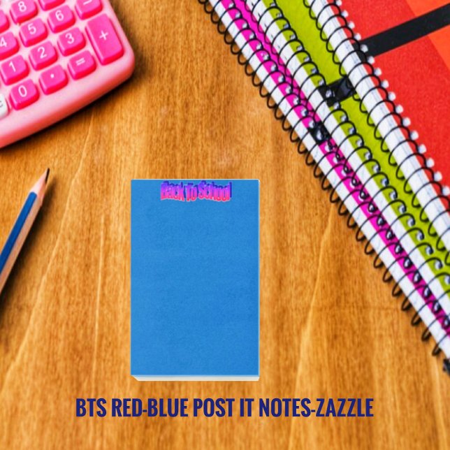 Bloco De Notas BTS-Red-Blue (Criador carregado)