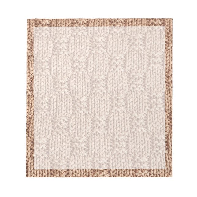 Bloco De Notas Bubble Knit Stitch Patterch de Shirley Taylor (Frente)