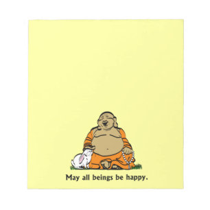 BLOCO DE NOTAS BUDDA FELIZ