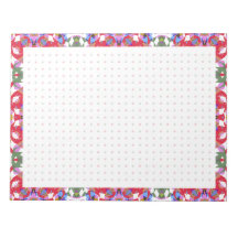 BuJo Planner, Grelha de Natal Cheerful Red