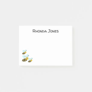 Bloco De Notas Bumble Bees Bonitas