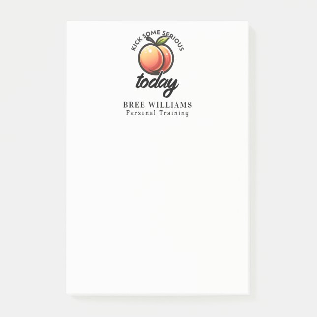 Bloco De Notas Bunda de Pêssego Chute para Dar um Jeito Hoje Moti (Frente)