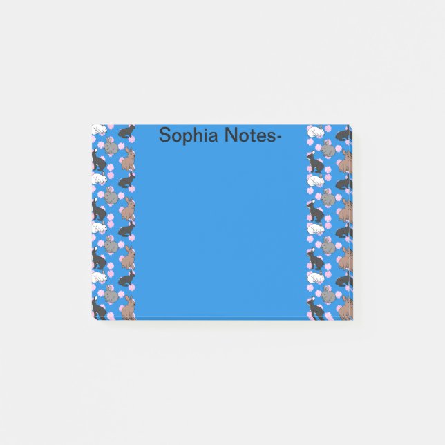 Bloco De Notas Bunny Rabbits (Frente)