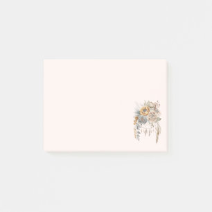 Bloco De Notas Buquê Boho Flower e Dreamcatcher
