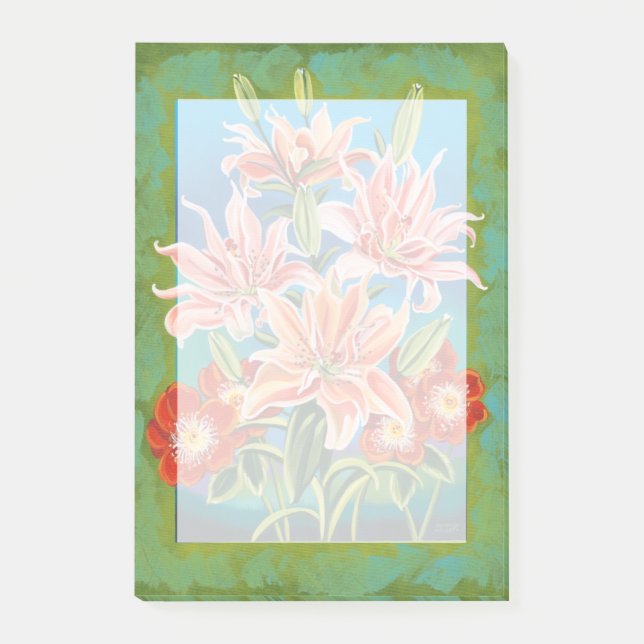 Bloco De Notas Buquê na fronteira II (Frente)